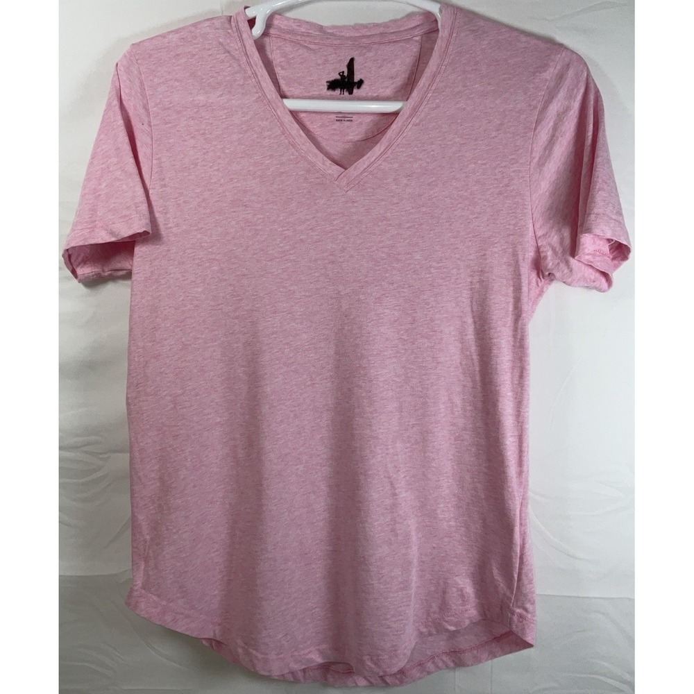 NWOT Women's Johnnie-O Merediths Short Sleeve 100% Cotton T-Shirt Pink - Medium